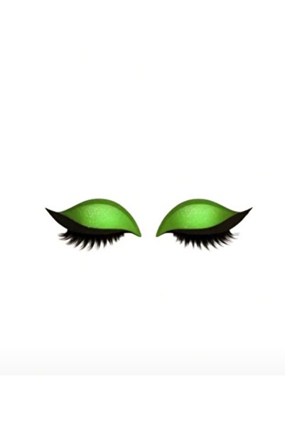 La Saade Yeşil Tak Çıkar Yapıştırmalı Eyeliner, Far & Kirpik Sticker Seti ve ...