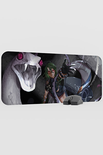mousepad bastir Baizhu Genshin Impact Anime Gacha V3 - 70X30 XL Gaming Mouse ...