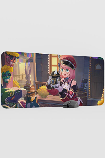 mousepad bastir لوحة ماوس للألعاب من شارلوت جينشين إمباكت أنيمي غاشا V2 - مقا...