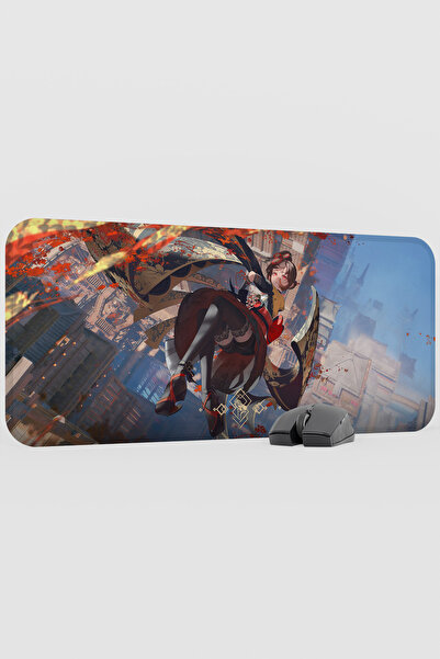 mousepad bastir لوحة ماوس ألعاب Chiori Genshin Impact Anime Gacha V5 - 70x30 XL