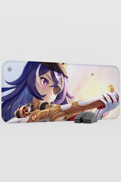 mousepad bastir لوحة ماوس للألعاب من شيفروز جينشين إمباكت أنيمي غاشا V3 - مقا...