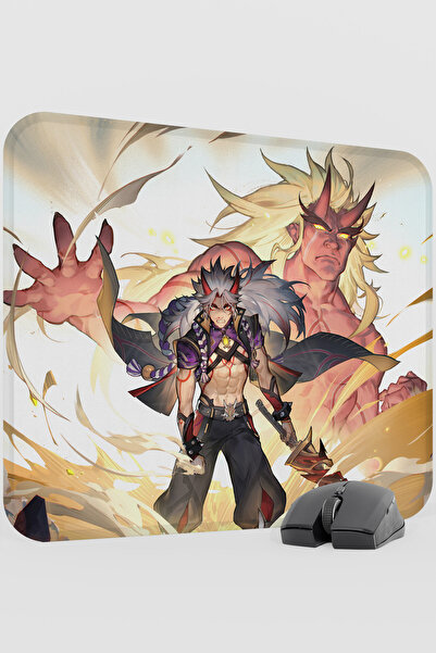 mousepad bastir Itto Genshin Impact Anime Gacha V5 - 48X40 XL Gaming Mouse Pa...