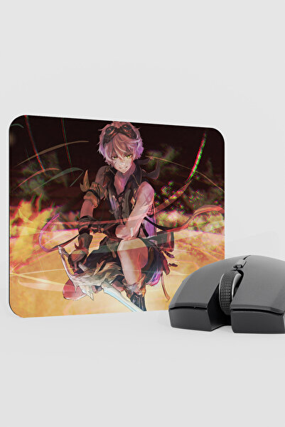 mousepad bastir لوحة ماوس للألعاب من بينيت جينشين إمباكت أنيمي غاشا V1 - 22×18