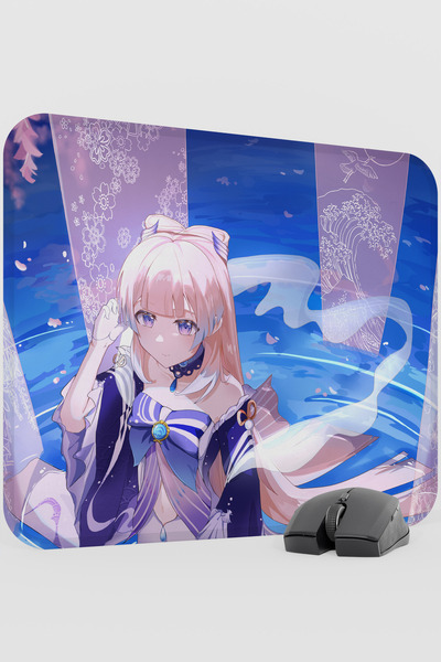 mousepad bastir Kokomi Genshin Impact Anime Gacha V3 - 48X40 XL Gaming Mouse ...
