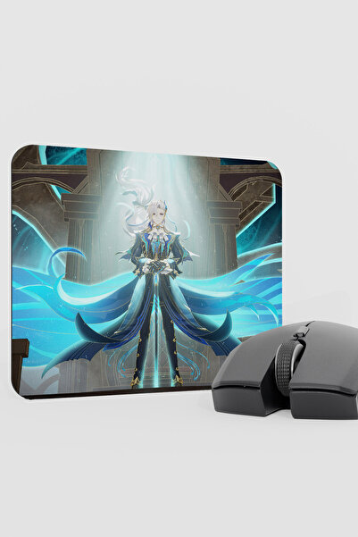 mousepad bastir Neuvillette Genshin Impact Anime Gacha V4 - 22X18 Gaming Mous...