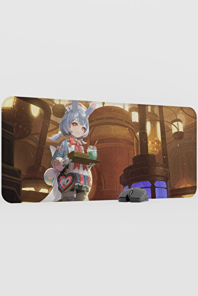 mousepad bastir Sigewinne Genshin Impact Anime Gacha V1 - 90X40 XXL Gaming Mo...