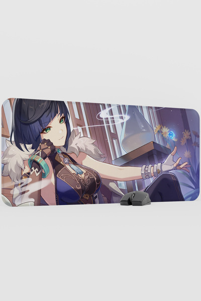 mousepad bastir Yelan Genshin Impact Anime Gacha V3 - 90X40 XXL Gaming Mouse ...