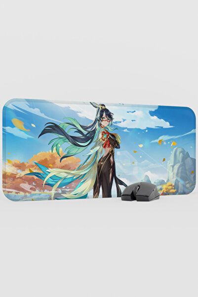mousepad bastir Xianyun Genshin Impact Anime Gacha V3 - 70X30 XL Gaming Mouse...