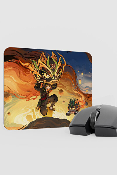 mousepad bastir Gaming Genshin Impact Anime Gacha V5 - 22X18 Gaming Mouse Pad...