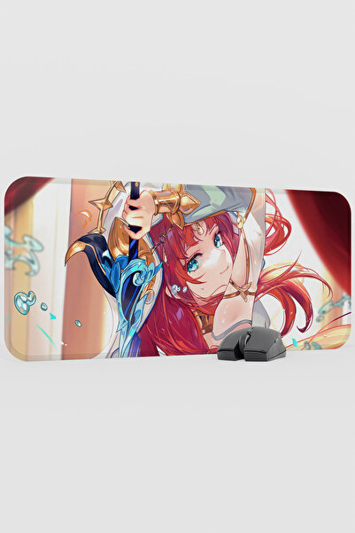mousepad bastir Nilou Genshin Impact Anime Gacha V3 - 70X30 XL Gaming Mouse P...