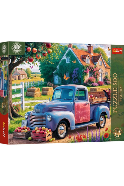 Trefl PUZZLE 500 PREMIUM PLUS TEA TIME CAMPIONATUL EUROPEAN MASINA FERMIERULUI
