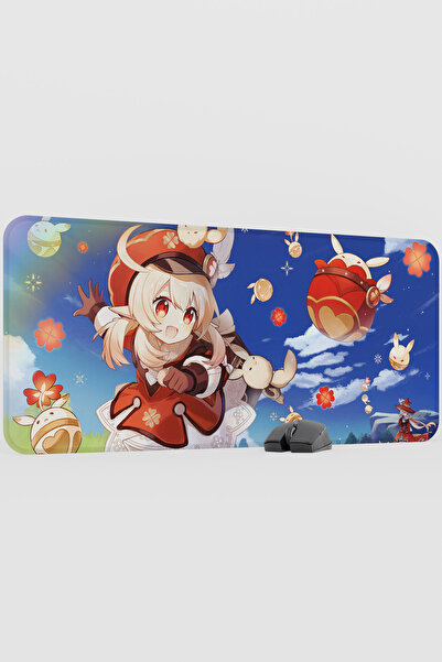 mousepad bastir Klee Genshin Impact Anime Gacha V1 - 90X40 XXL Gaming Mouse P...