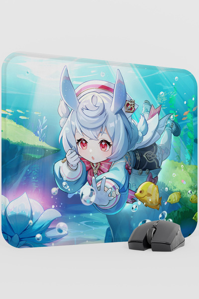 mousepad bastir لوحة ماوس ألعاب Sigewinne Genshin Impact Anime Gacha V3 - 48X...