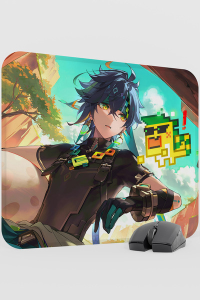mousepad bastir Kinich Genshin Impact Anime Gacha V2 - 48X40 XL Gaming Mouse ...