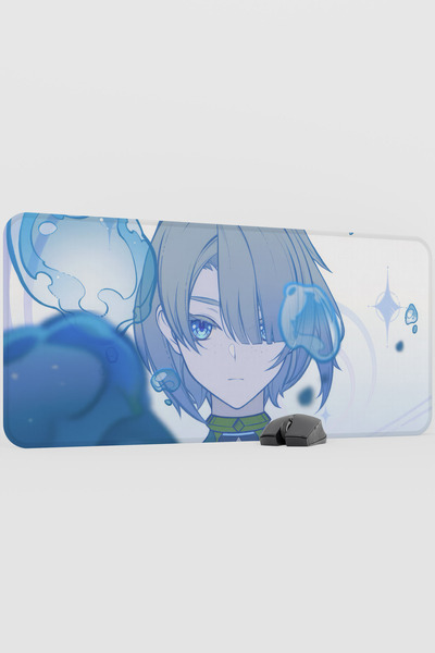 mousepad bastir Freminet Genshin Impact Anime Gacha V3 - 90X40 XXL Gaming Mou...