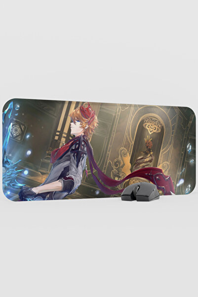mousepad bastir Childe Genshin Impact Anime Gacha V3 - 70X30 XL Gaming Mouse ...