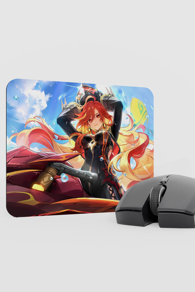 mousepad bastir Mavuika Genshin Impact Anime Gacha V1 - 22X18 Gaming Mouse Pa...