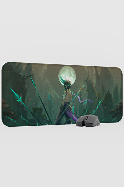 mousepad bastir Xiao Genshin Impact Anime Gacha V5 - 70X30 XL Gaming Mouse Pa...