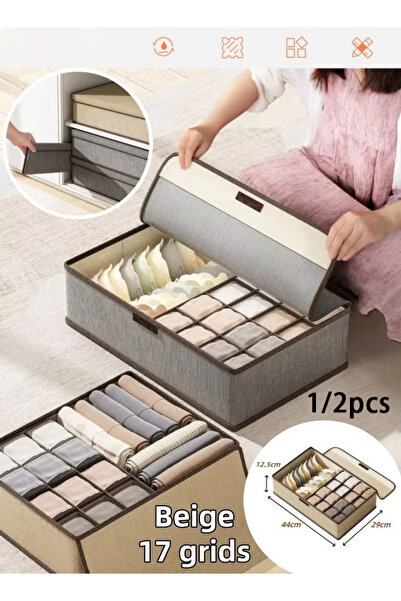 Generic Underwear Storage Organizer, Foldable Wardrobe Divider Drawer Storage...