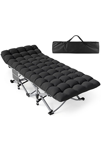 Sumkyle Camping Cot for Adults, Heavy-Duty Portable Cot Bed with Mattress, Fo...