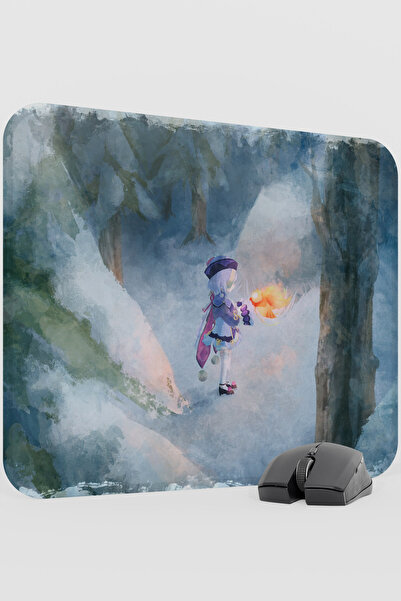 mousepad bastir Qiqi Genshin Impact Anime Gacha V3 - 48X40 XL Gaming Mouse Pa...