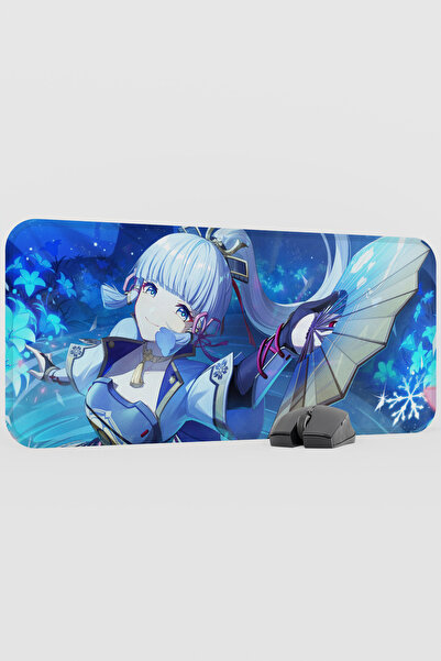 mousepad bastir Ayaka Genshin Impact Anime Gacha V3 - 70X30 XL Gaming Mouse P...