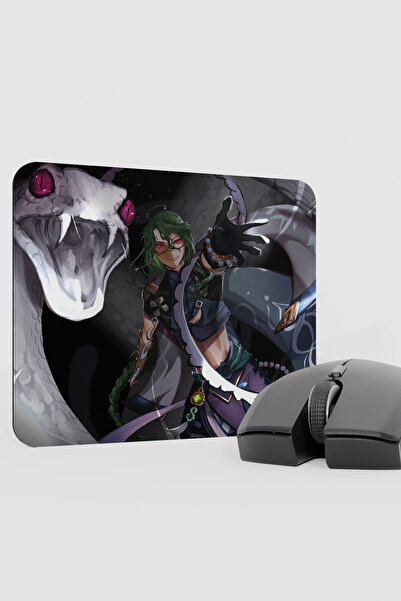 mousepad bastir Baizhu Genshin Impact Anime Gacha V3 - 22X18 Gaming Mouse Pad...