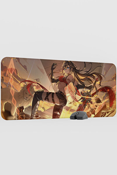 mousepad bastir Dehya Genshin Impact Anime Gacha V4 - 90X40 XXL Gaming Mouse ...