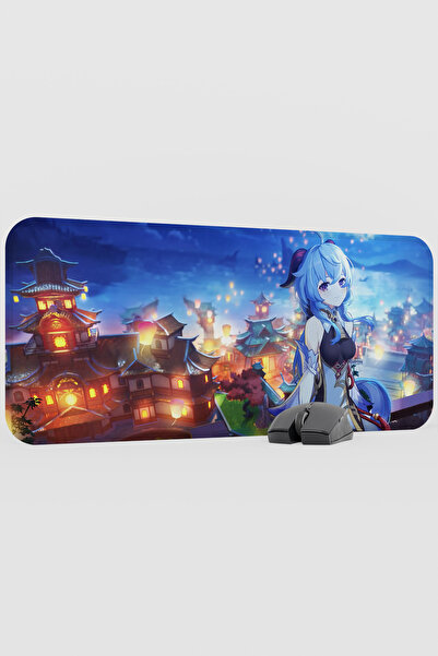 mousepad bastir Ganyu Genshin Impact Anime Gacha V2 - 70X30 XL Gaming Mouse P...