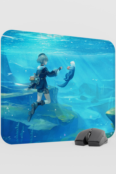 mousepad bastir Freminet Genshin Impact Anime Gacha V2 - 48X40 XL Gaming Mous...