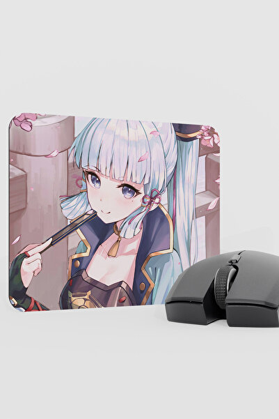 mousepad bastir Ayaka Genshin Impact Anime Gacha V5 - 22X18 Gaming Mouse Pad ...