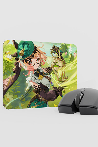 mousepad bastir Emilie Genshin Impact Anime Gacha V1 - 22X18 Gaming Mouse Pad...