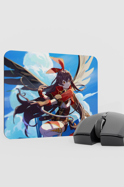 mousepad bastir Amber Genshin Impact Anime Gacha V3 - 22X18 Gaming Mouse Pad ...