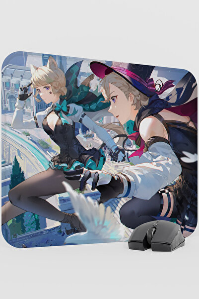 mousepad bastir Lyney Genshin Impact Anime Gacha V1 - 48X40 XL Gaming Mouse P...