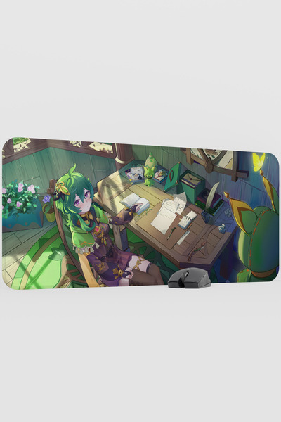 mousepad bastir Collei Genshin Impact Anime Gacha V4 - 90X40 XXL Gaming Mouse...