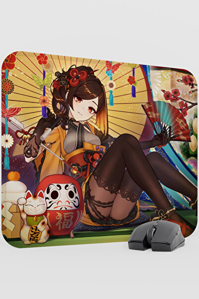 mousepad bastir لوحة ماوس ألعاب Chiori Genshin Impact Anime Gacha V4 - 48X40 XL
