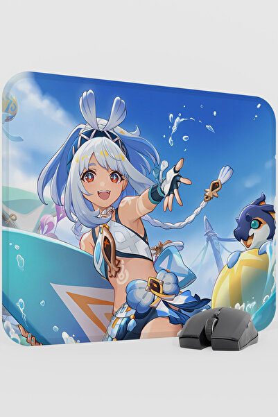 mousepad bastir Mualani Genshin Impact Anime Gacha V1 - 48X40 XL Gaming Mouse...