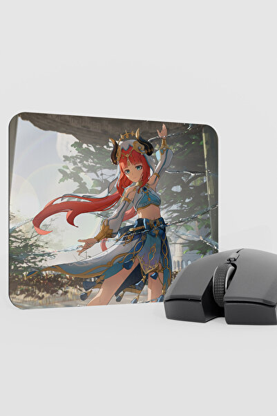 mousepad bastir Nilou Genshin Impact Anime Gacha V5 - 22X18 Gaming Mouse Pad ...