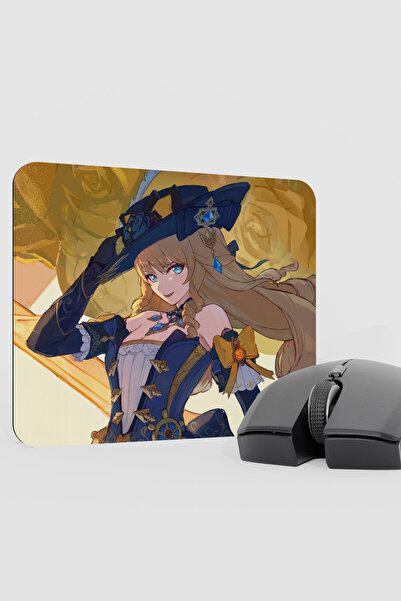 mousepad bastir Navia Genshin Impact Anime Gacha V4 - 22X18 Gaming Mouse Pad ...