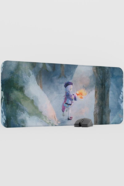 mousepad bastir Qiqi Genshin Impact Anime Gacha V3 - 90X40 XXL Gaming Mouse P...