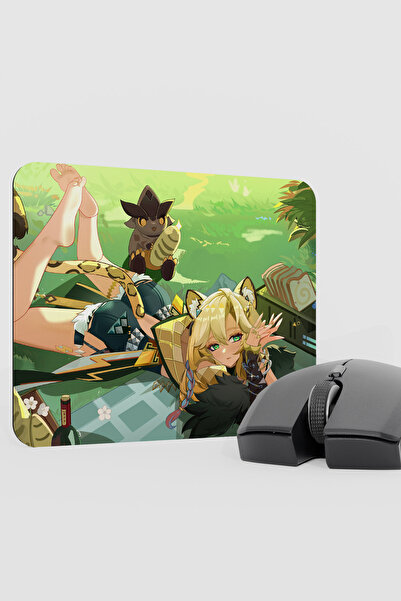 mousepad bastir Xilonen Genshin Impact Anime Gacha V4 - 22X18 Gaming Mouse Pa...