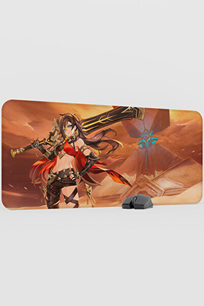 mousepad bastir Dehya Genshin Impact Anime Gacha V2 - 90X40 XXL Gaming Mouse ...