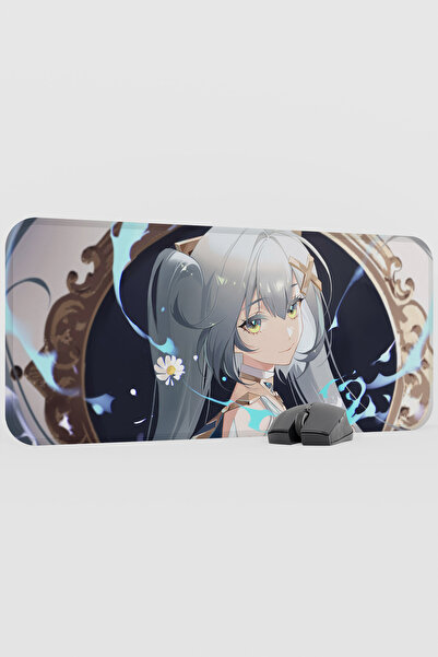 mousepad bastir لوحة ماوس ألعاب فاروزان جينشين إمباكت أنيمي غاشا V1 - مقاس 70...