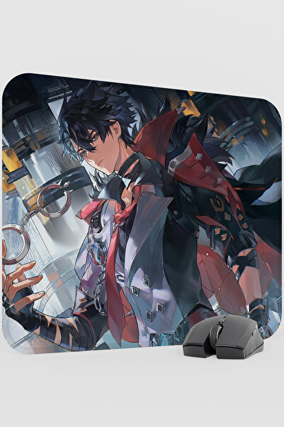 mousepad bastir Wriothesley Genshin Impact Anime Gacha V5 - 48X40 XL Gaming M...