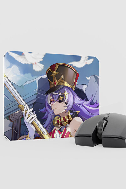 mousepad bastir Chevreuse Genshin Impact Anime Gacha V4 - 22X18 Gaming Mouse ...