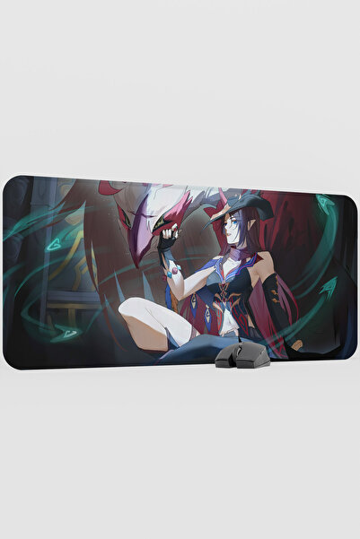mousepad bastir Chasca Genshin Impact Anime Gacha V3 - 90X40 XXL Gaming Mouse...