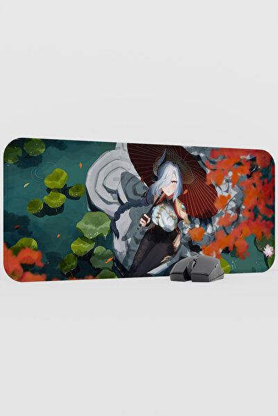 mousepad bastir Shenhe Genshin Impact Anime Gacha V3 - 70X30 XL Gaming Mouse ...