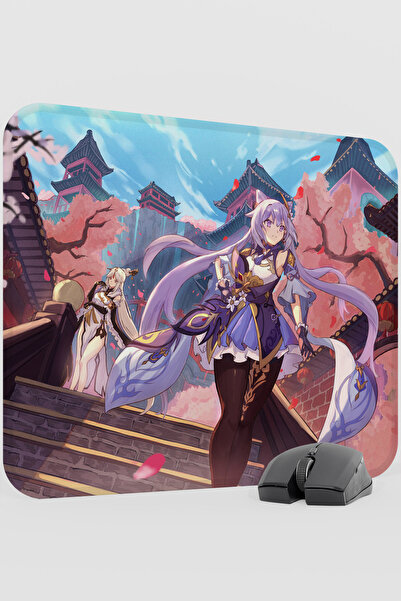 mousepad bastir Keqing Genshin Impact Anime Gacha V1 - 48X40 XL Gaming Mouse ...