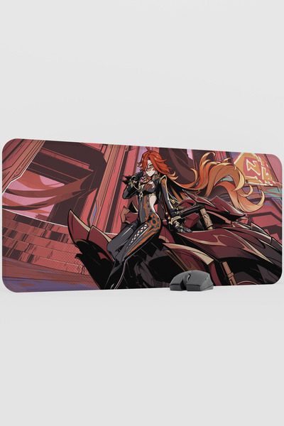 mousepad bastir لوحة ماوس ألعاب مافويكا جينشين إمباكت أنيمي غاتشا V2 - مقاس 9...