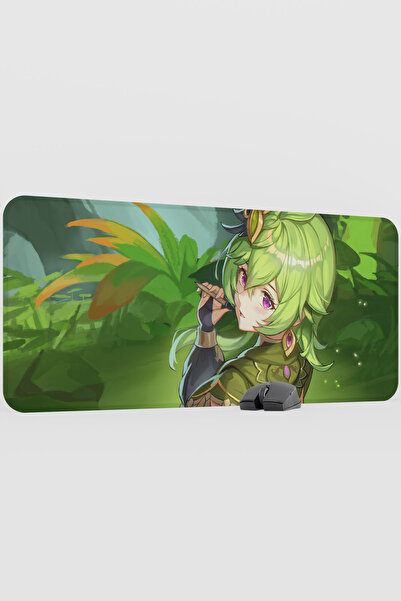 mousepad bastir Collei Genshin Impact Anime Gacha V5 - 90X40 XXL Gaming Mouse...